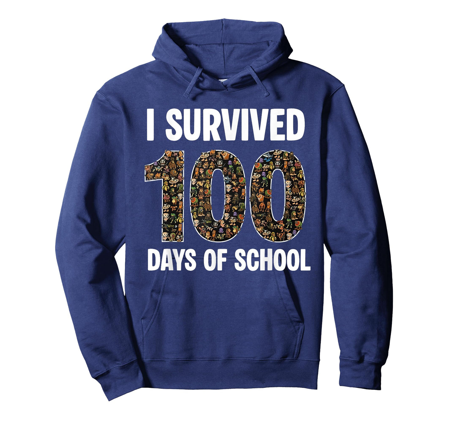 100 Days of School Funny Brain Rot Italian Brainrot Boy Kids T-Shirt