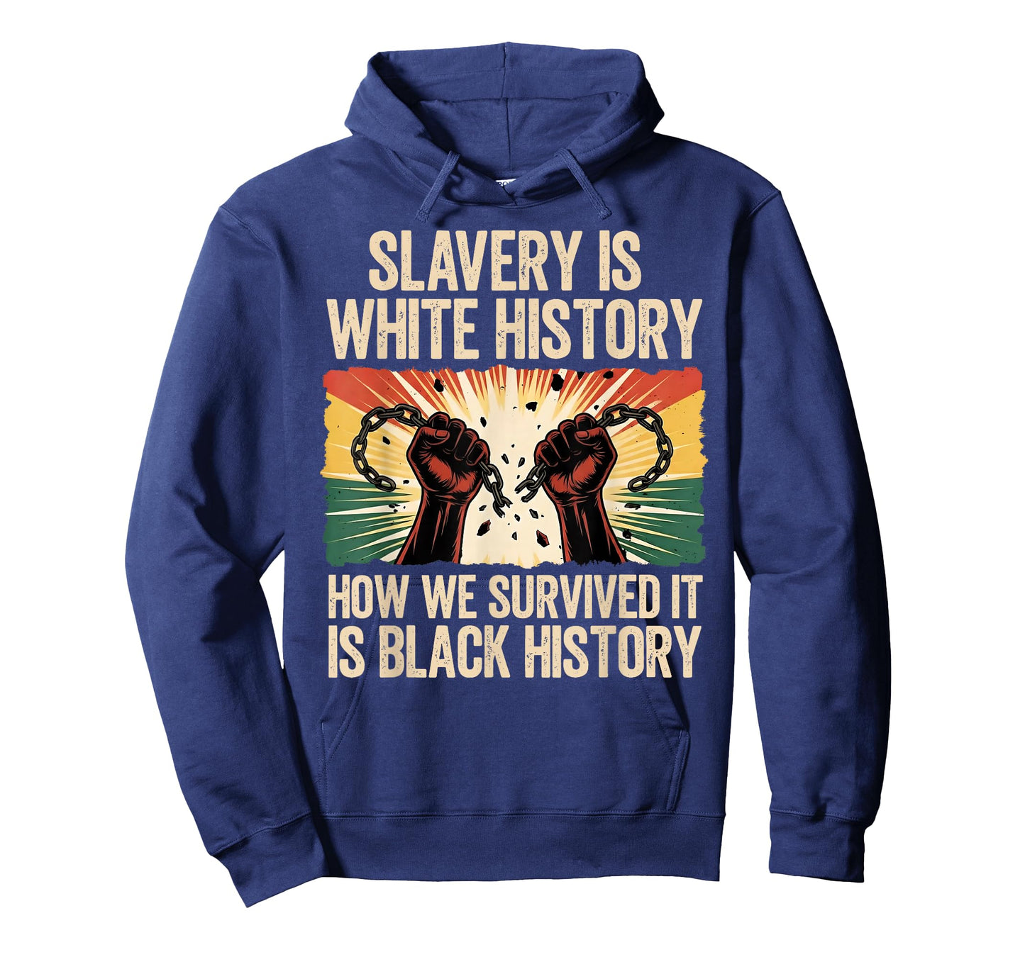 Slavery is White History for Women & Men Black History Month T-Shirt