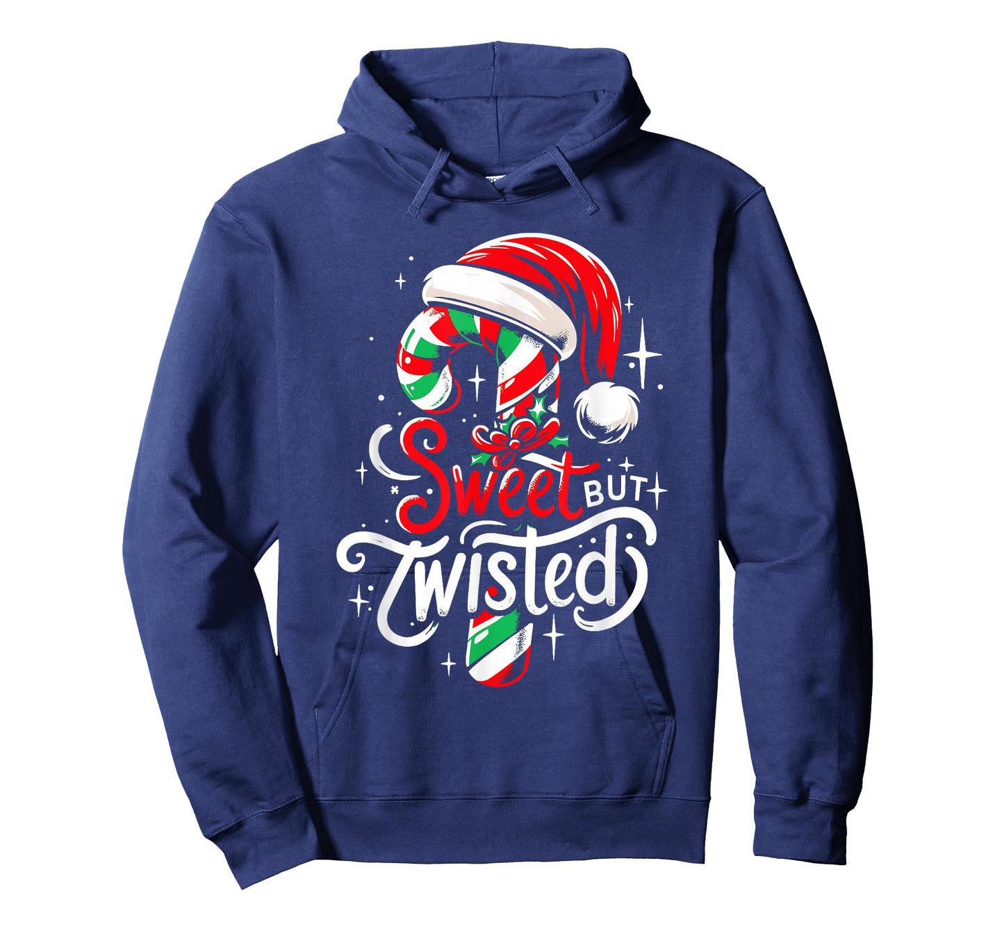 Sweet But Twisted Funny Christmas Candy Cane Xmas Holiday T-Shirt