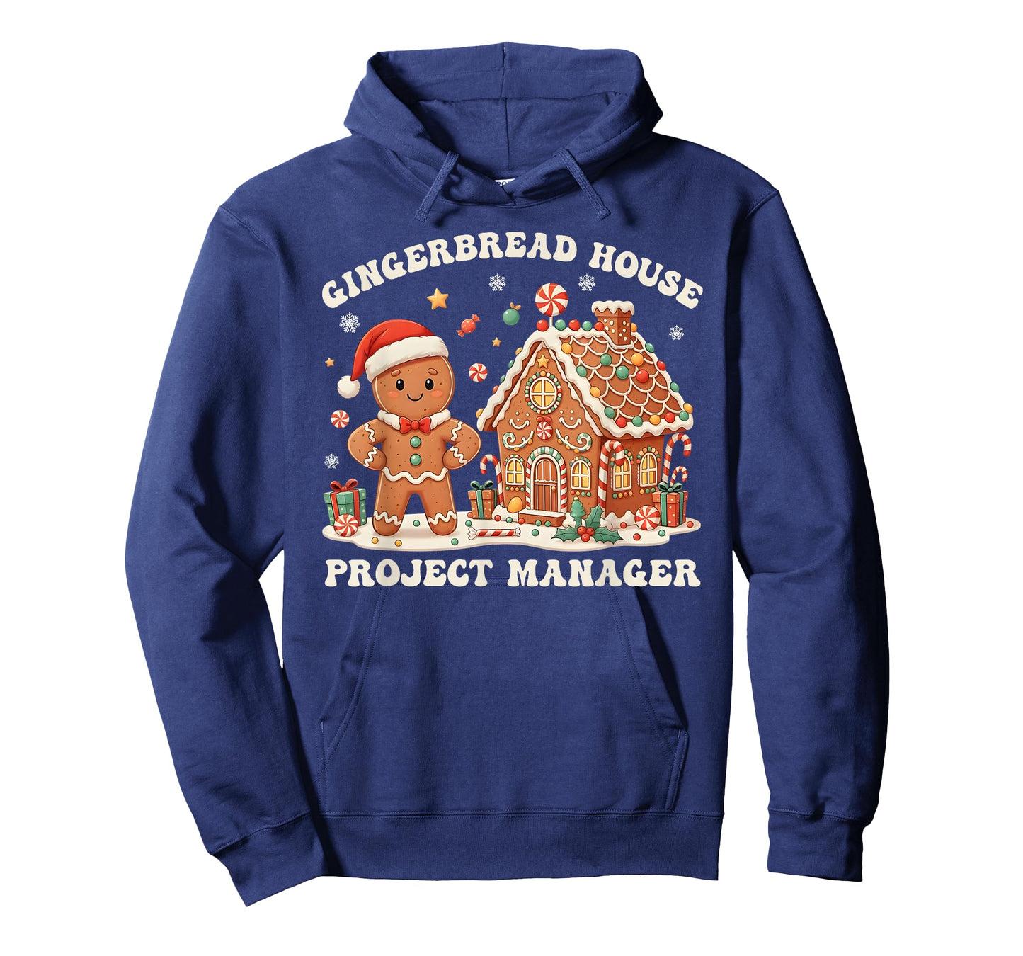 Gingerbread House Project Manager Cookie Baking Christmas T-Shirt