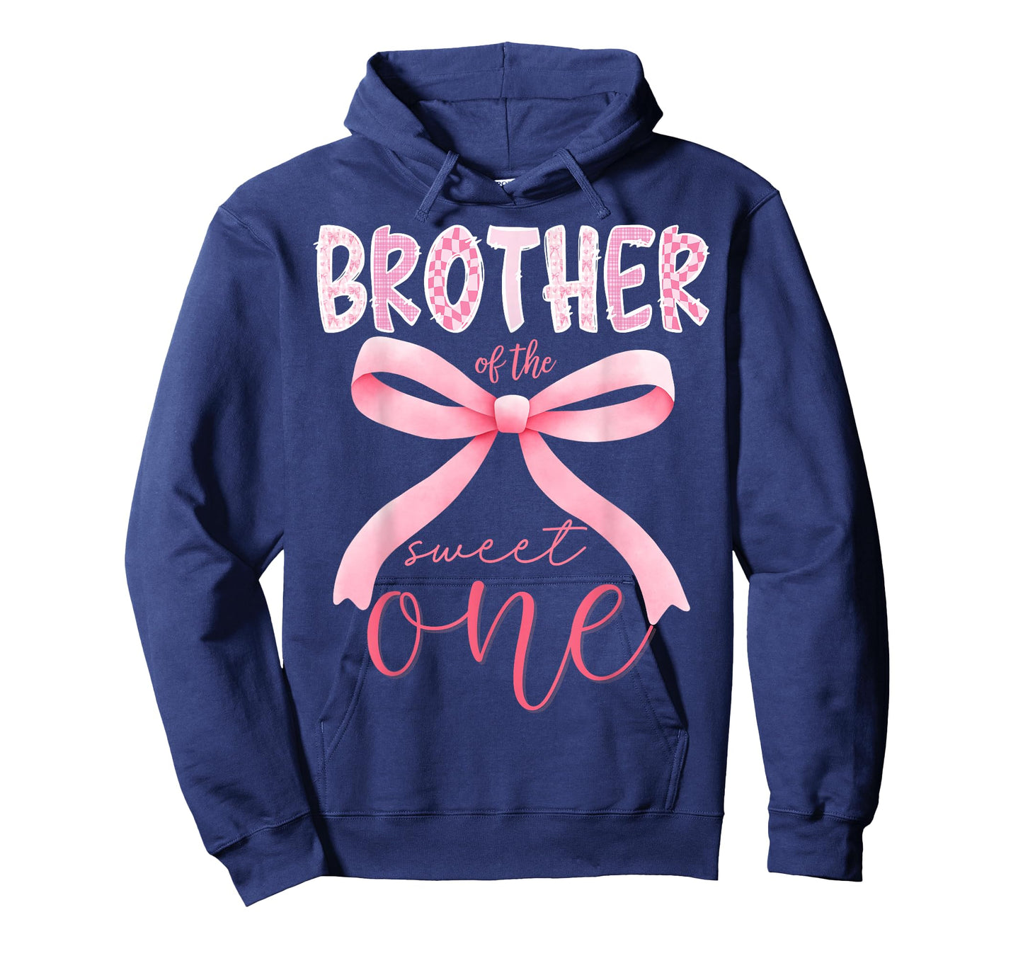Brother of The Sweet One Pink Coquette Bow 1st Birthday Girl T-Shirt