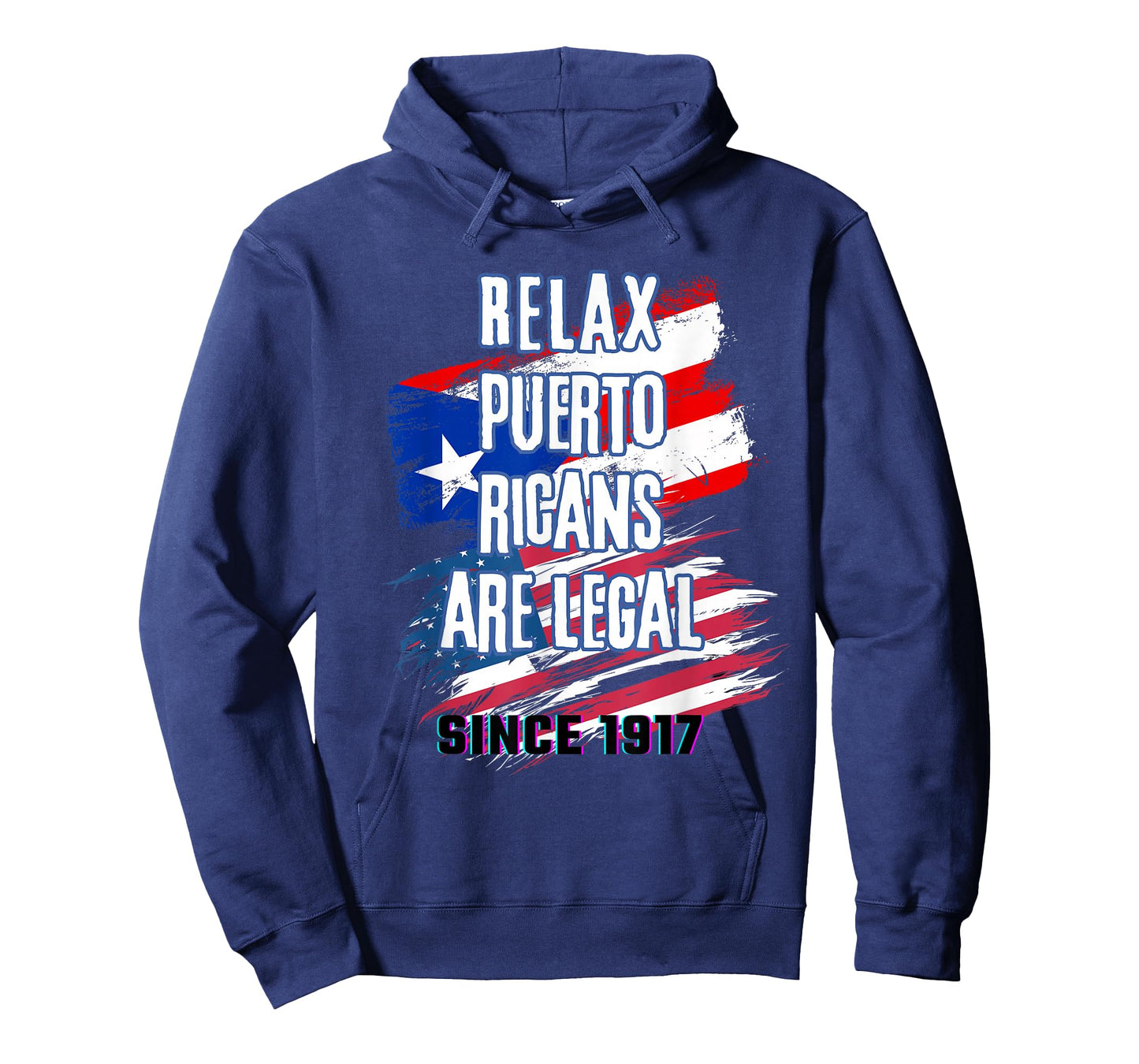 Relax Puerto Ricans are Legal Since 1917 Puerto Rico Flag T-Shirt