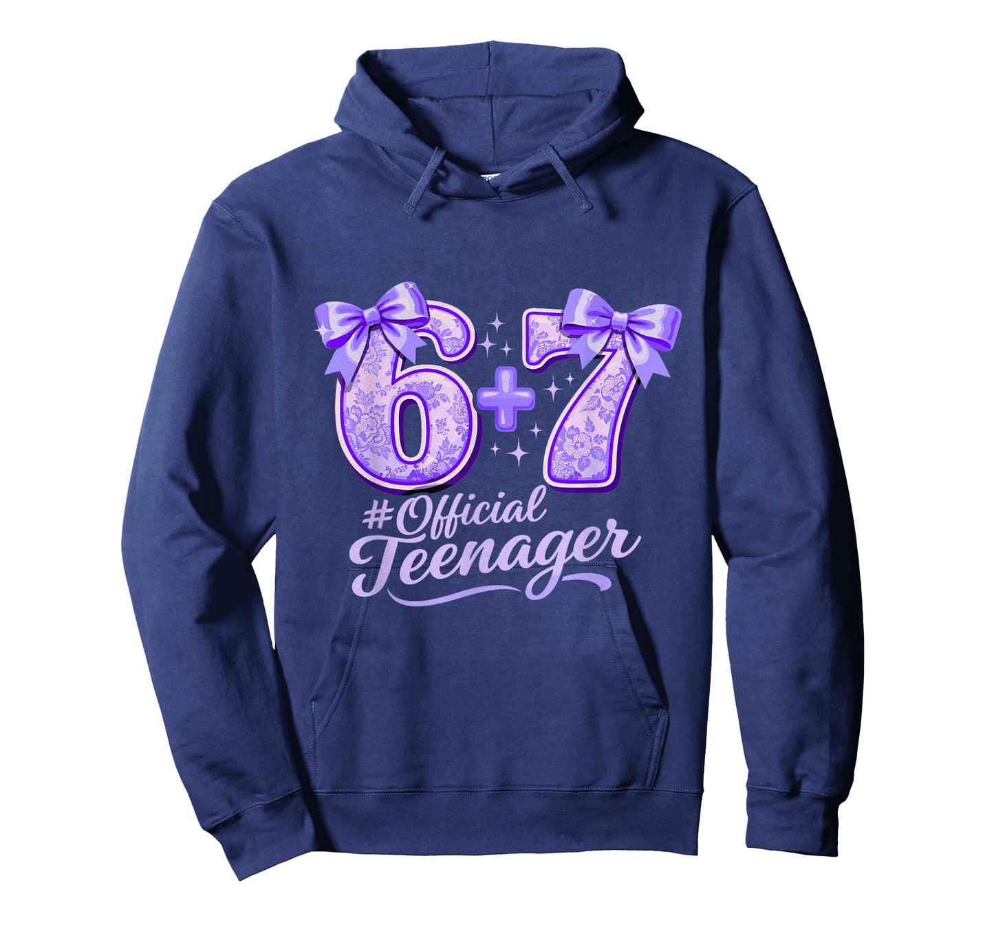 Official Teenager 13 Years 13th Birthday Girls Six Seven T-Shirt