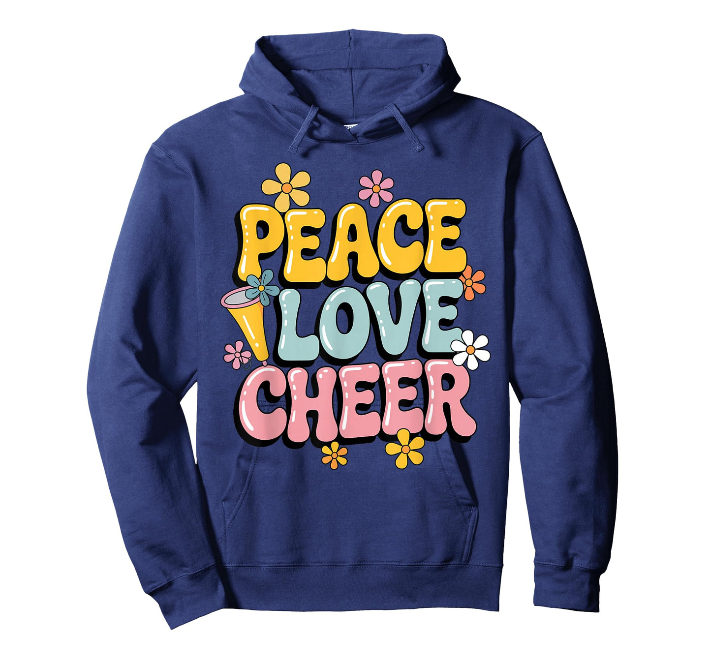 Funny Cheerleading Art for Men Women Kids Cheerleader Cheer T-Shirt