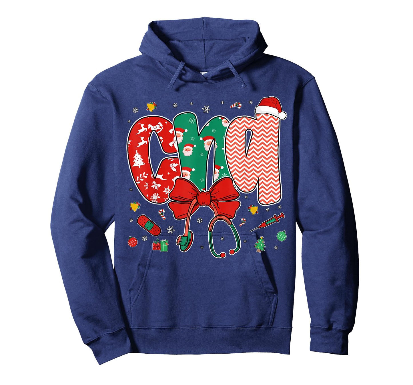 CNA Christmas Coquette Bow Certified Nursing Assistant Xmas T-Shirt