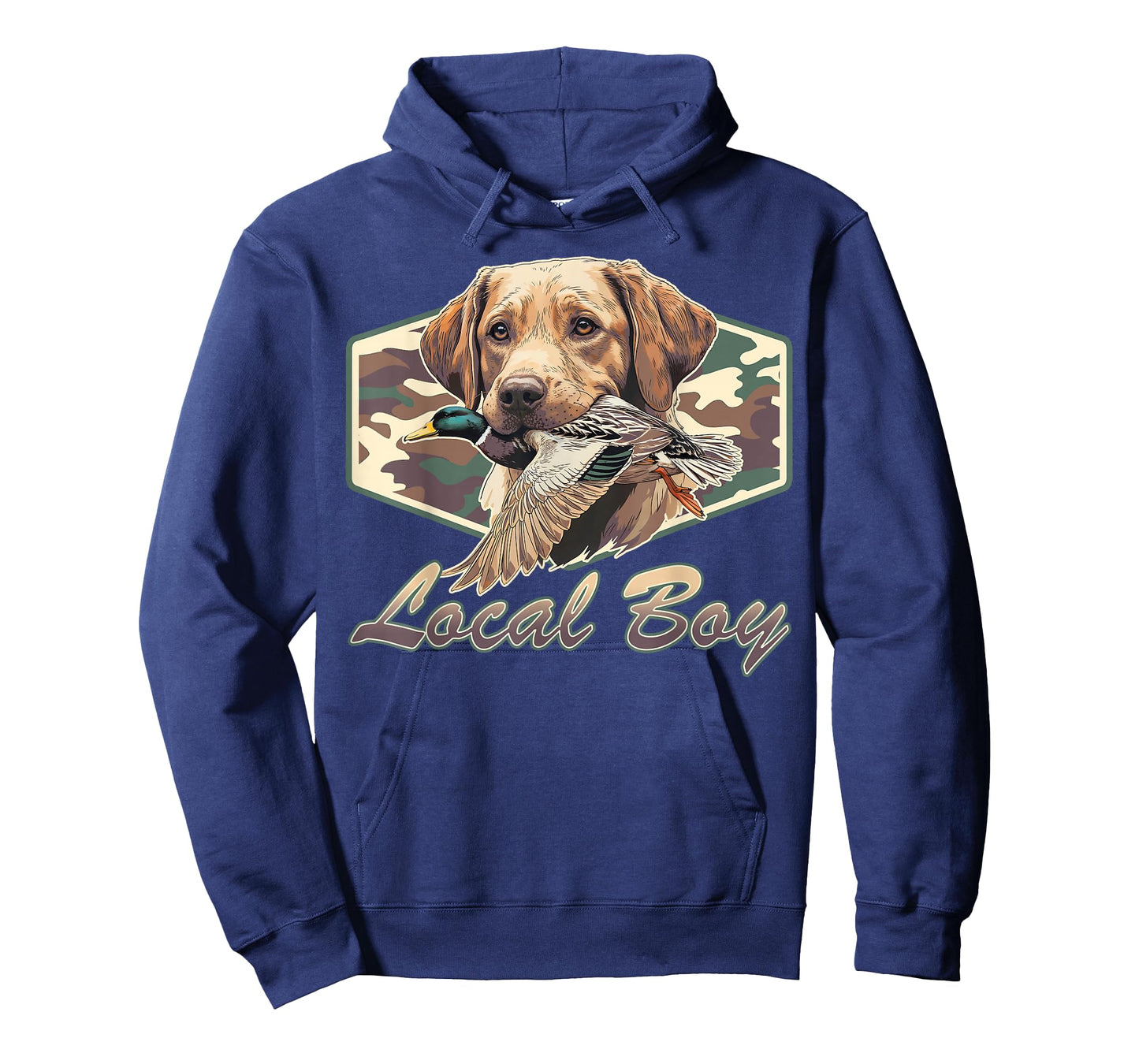 Camo Southern Local Boy Labrador Duck Hunting Outdoor Nature T-Shirt