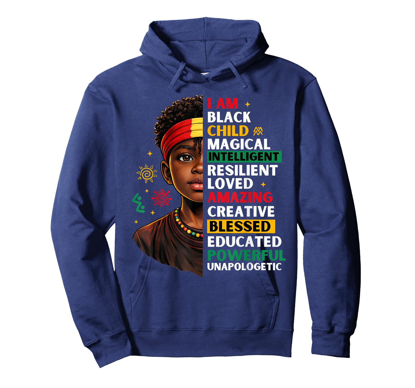 Black History Month African American Young Boys Kids Melanin T-Shirt