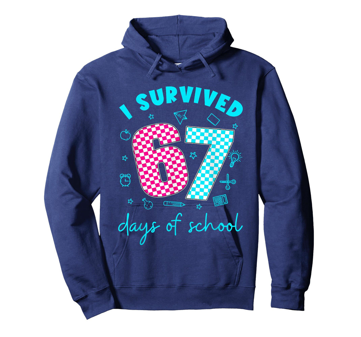 I Survived 67 Days of School Funny Meme Teacher Student T-Shirt