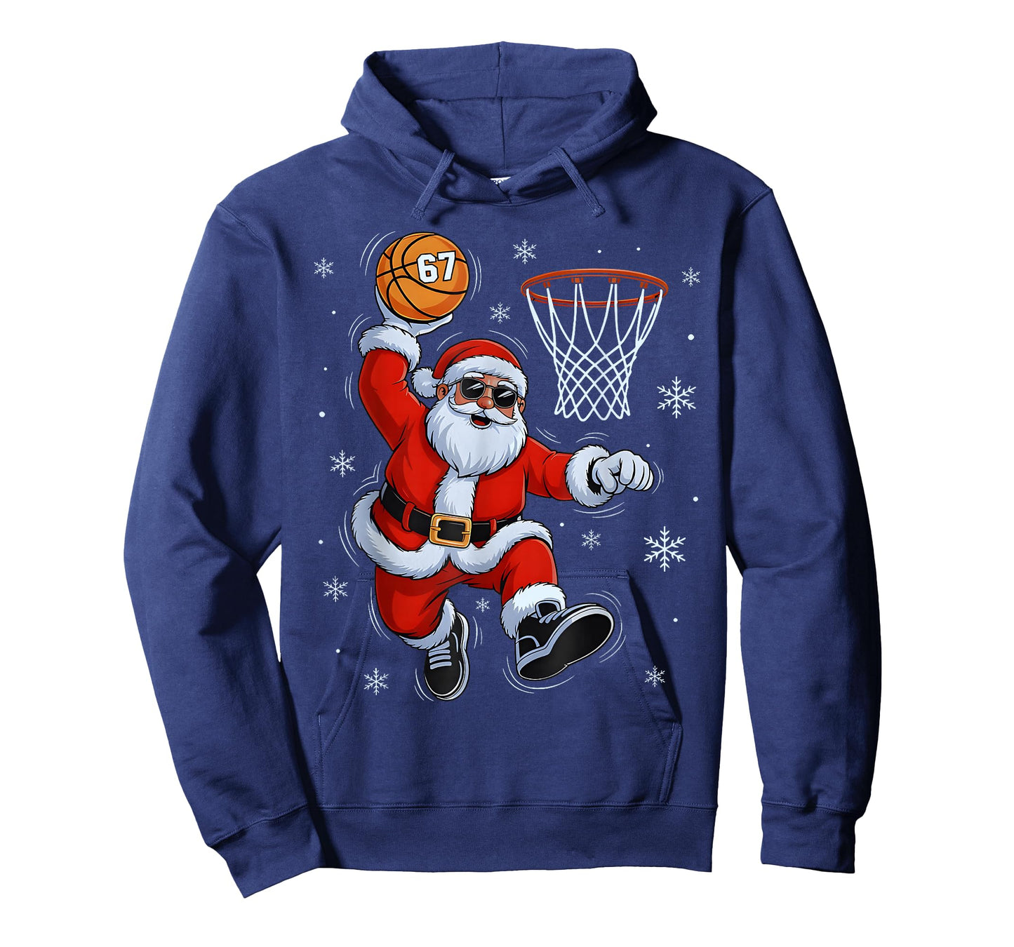Funny Basketball Santa 67 Christmas Xmas Pajamas Boys T-Shirt