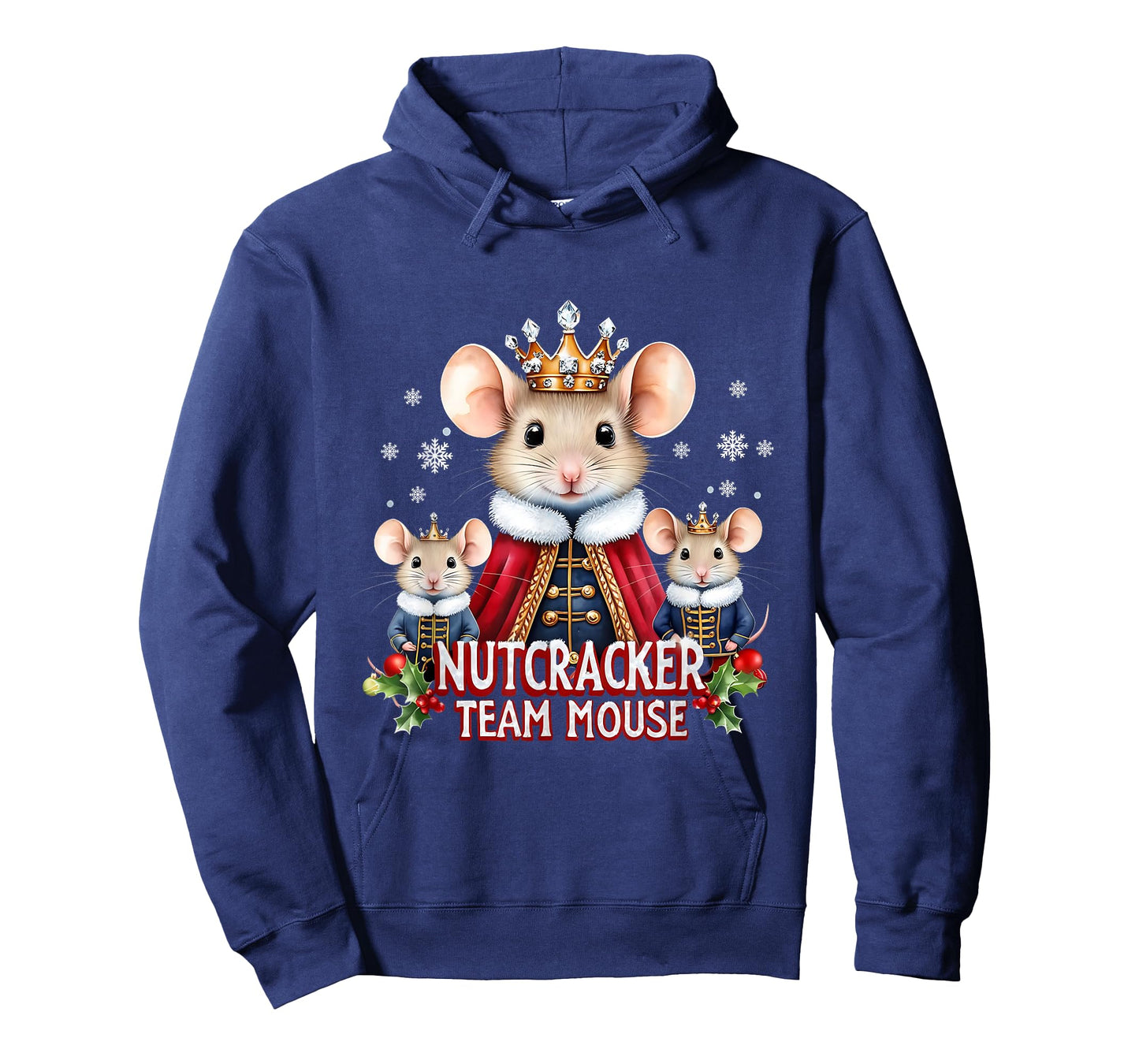 Nutcracker Team Mouse Cute Christmas Design T-Shirt