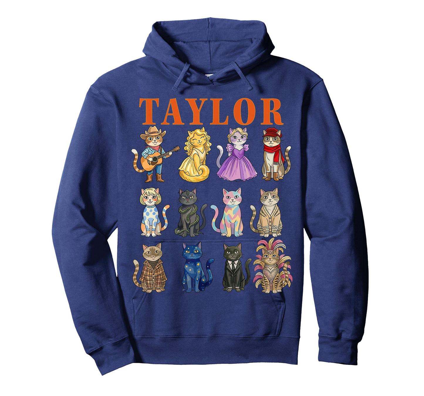 Taylor Groovy Name Cat 80's Vintage Birthday Girls T-Shirt