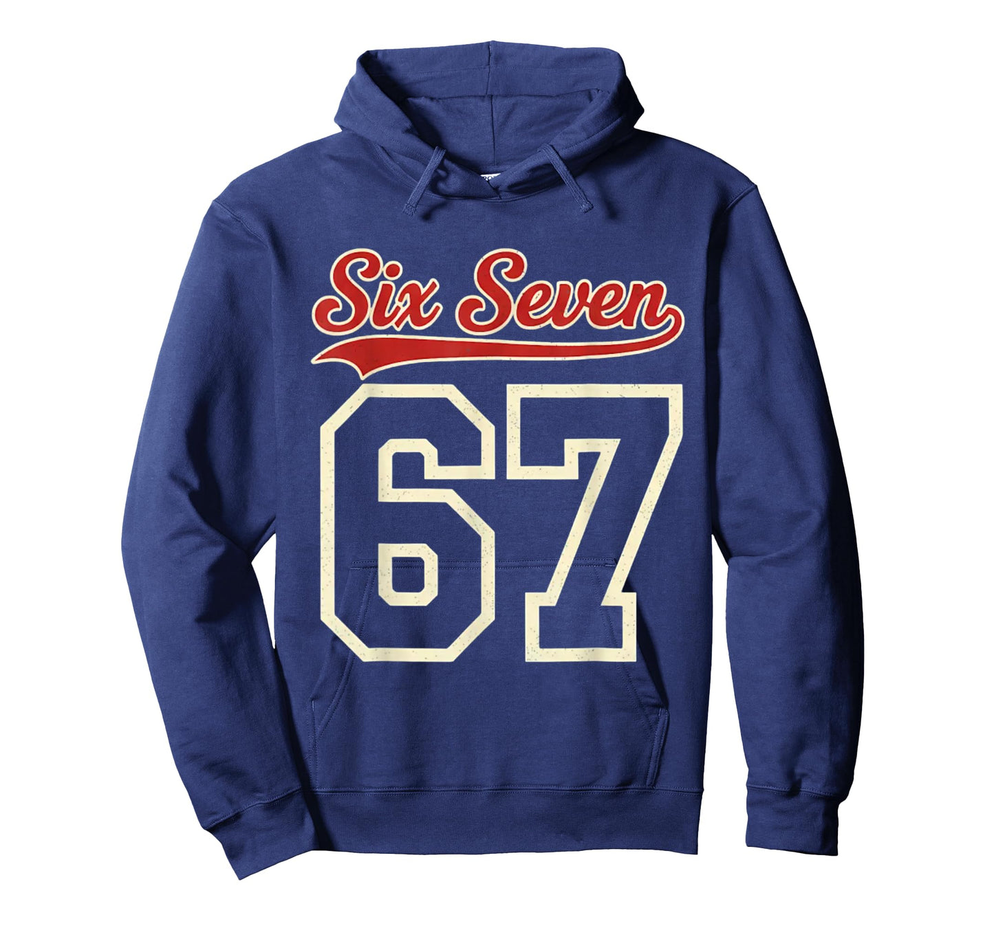 Vintage Six Seven 67 Meme Retro 6 7 Number T-Shirt