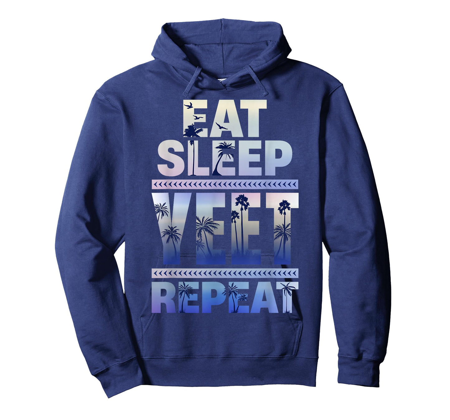 Funny Eat Sleep Yeet Repeat Retro Quote T-Shirt