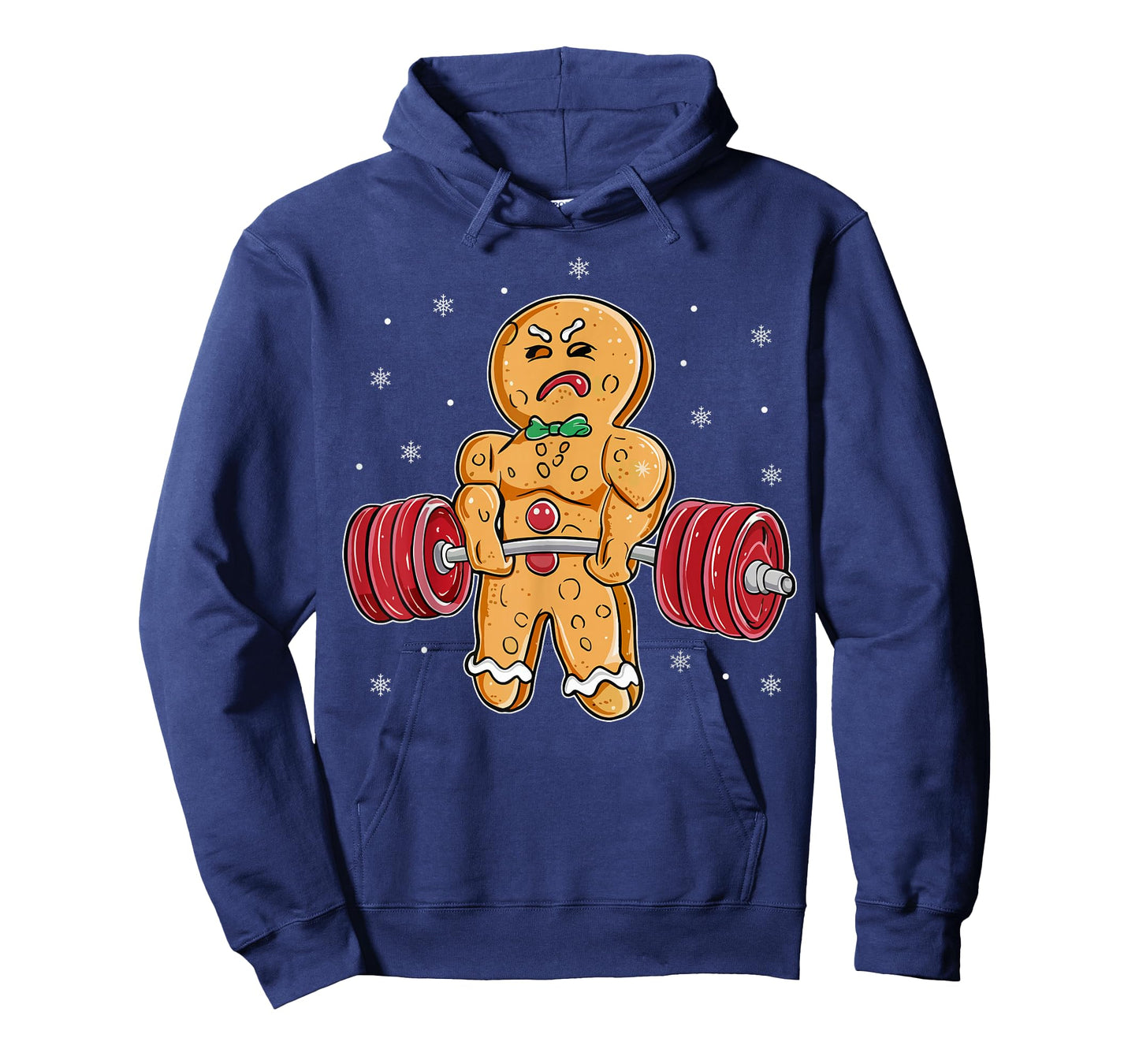 Gingershred Funny Gingerbread Man Gym Bodybuilding Christmas T-Shirt