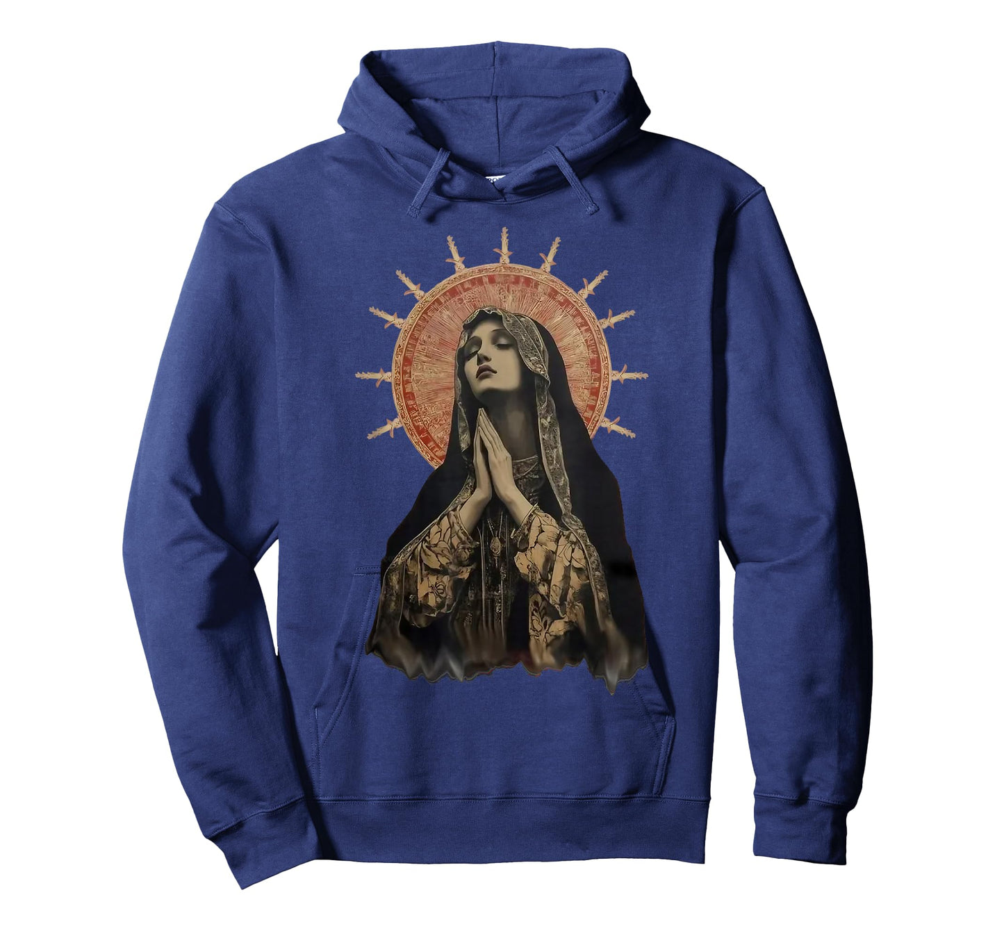 Stained Glass Madonna Prayer Faith T-Shirt