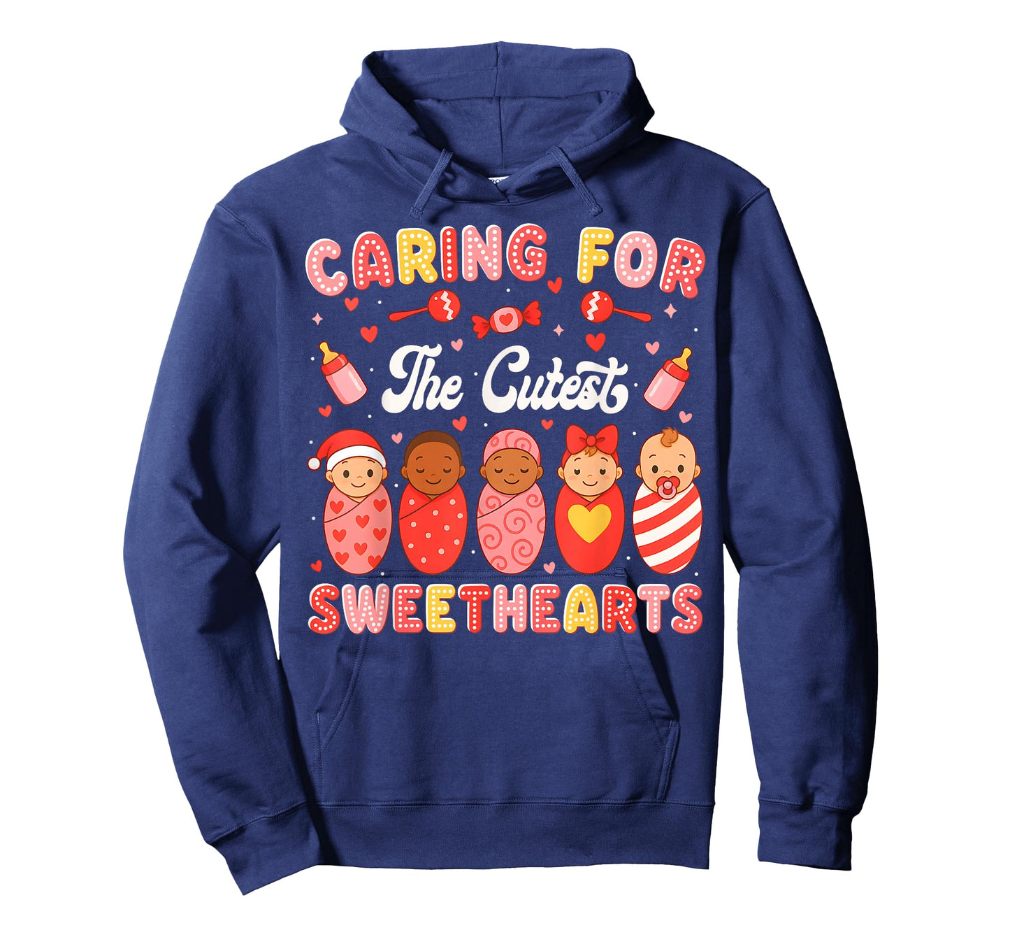 Valentine Caring for The Cutest Sweethearts NICU Nurse T-Shirt