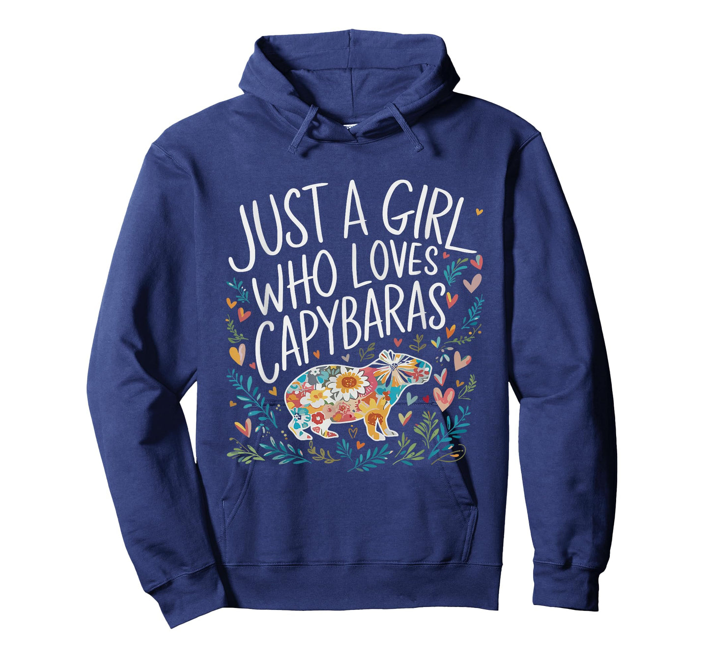 Cute Just A Girl Who Loves Capybaras Men Women Girls T-Shirt