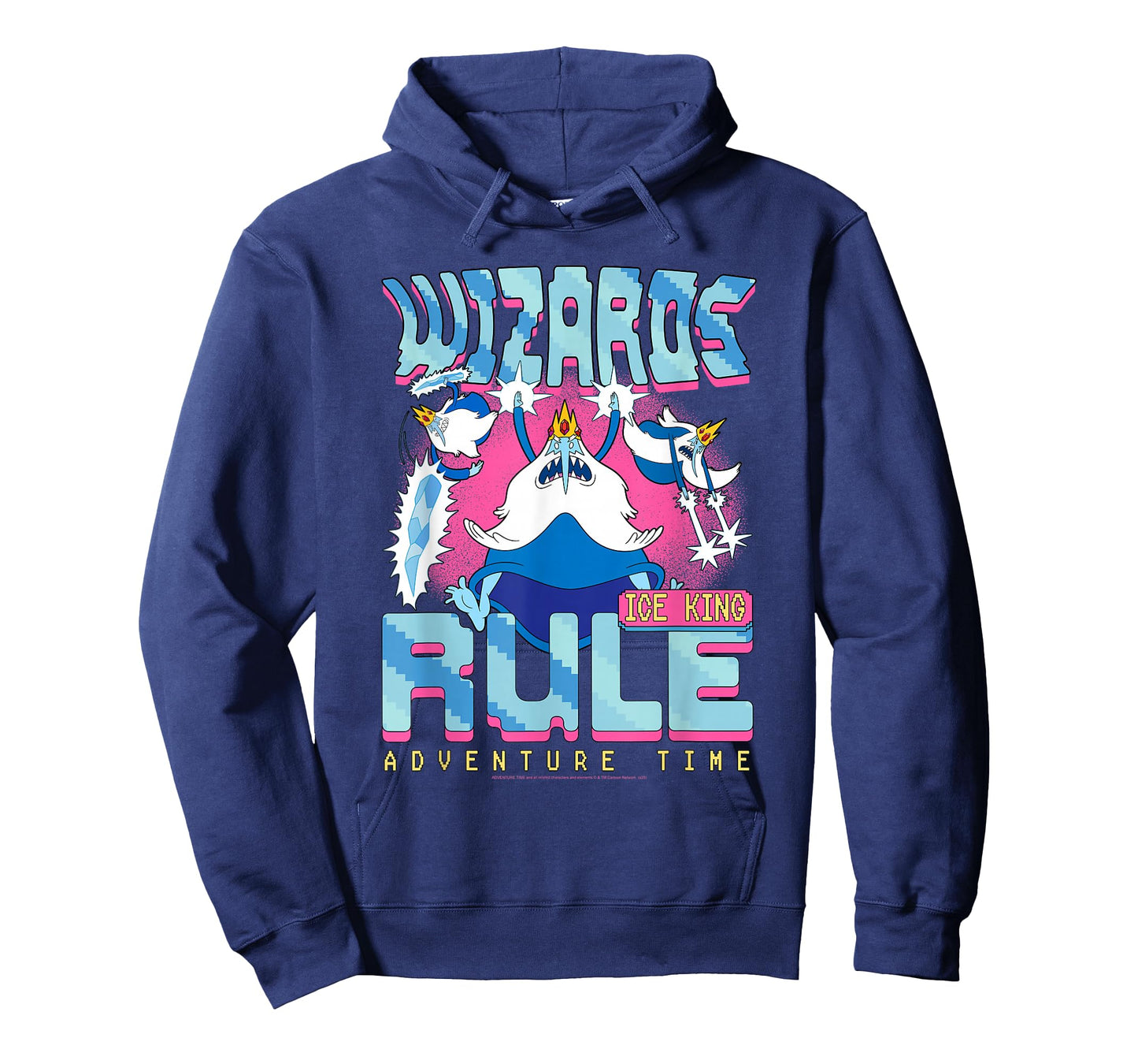 Adventure Time Wizards Rule Ice King Collage Fantasy Cartoon T-Shirt
