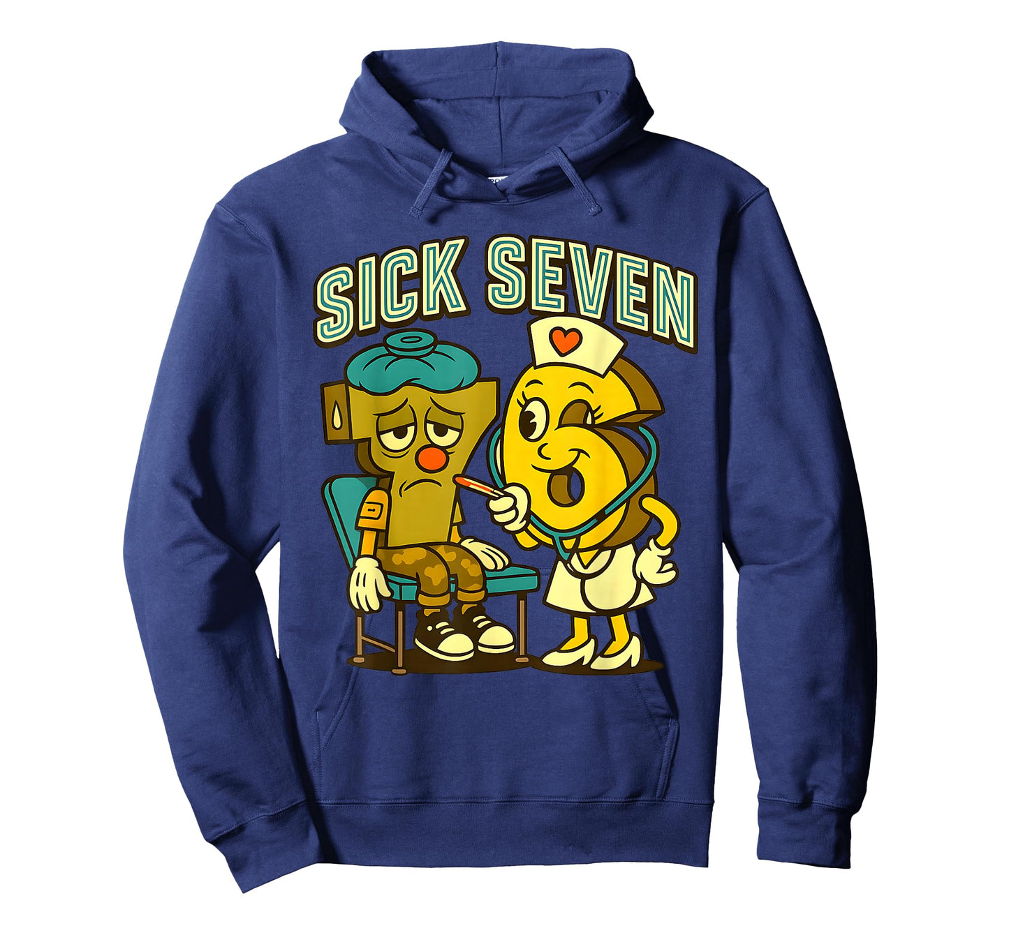 Sick Seven 67 Halloween Funny Meme Sick 7 and Nurse 6 T-Shirt
