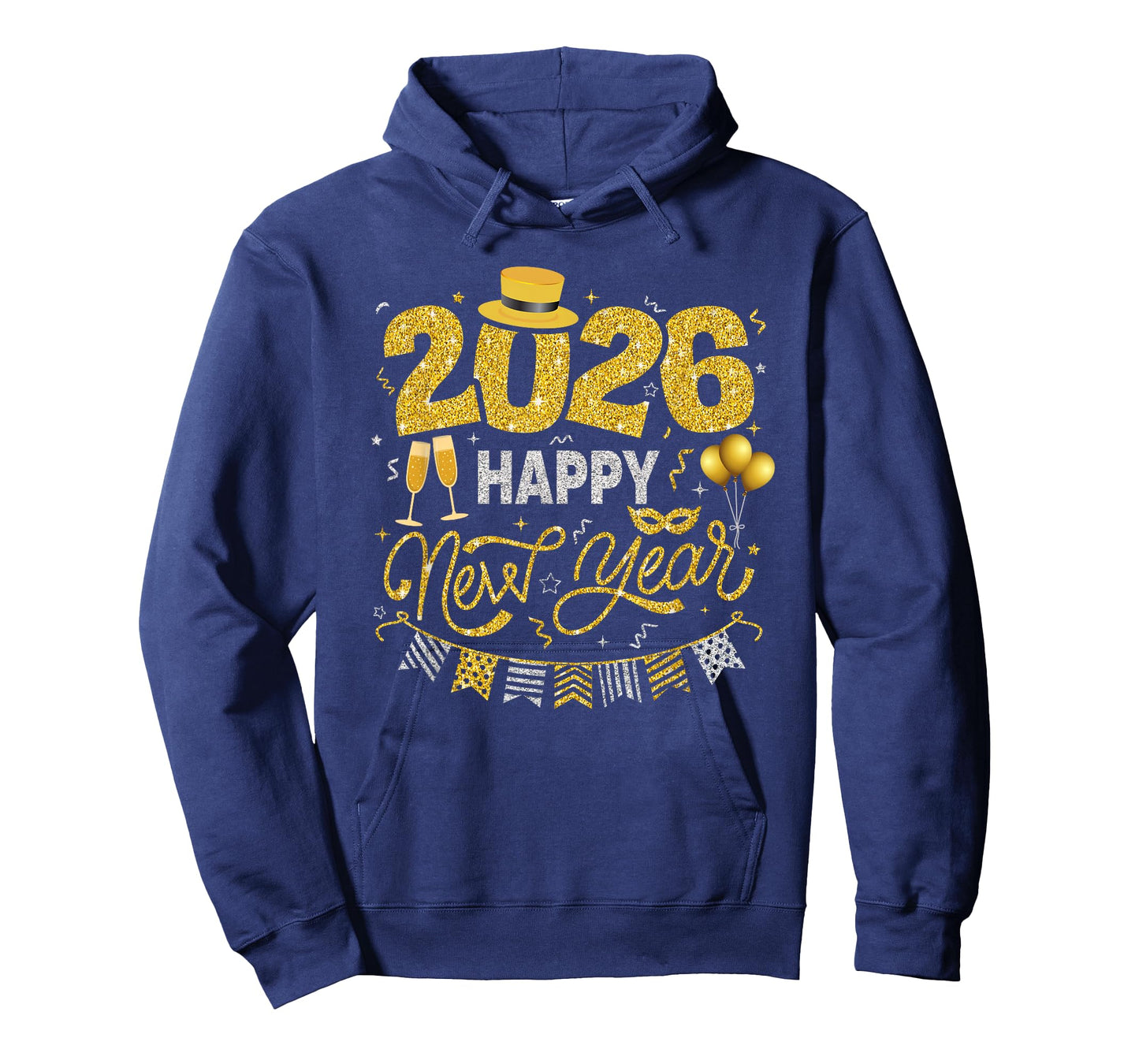 Happy New Year 2026 Fireworks Countdown New Years Eve Party T-Shirt