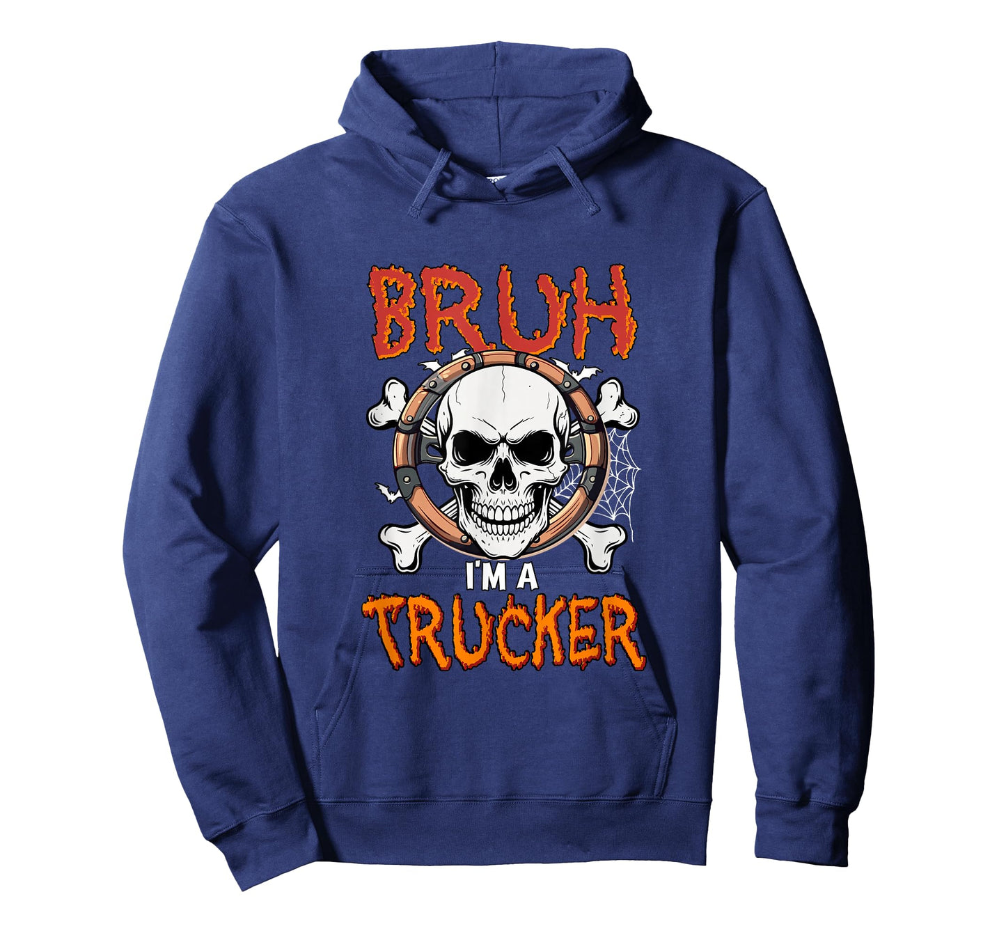 I'm A Trucker Halloween Horror Skull Costume Party Proud Job T-Shirt