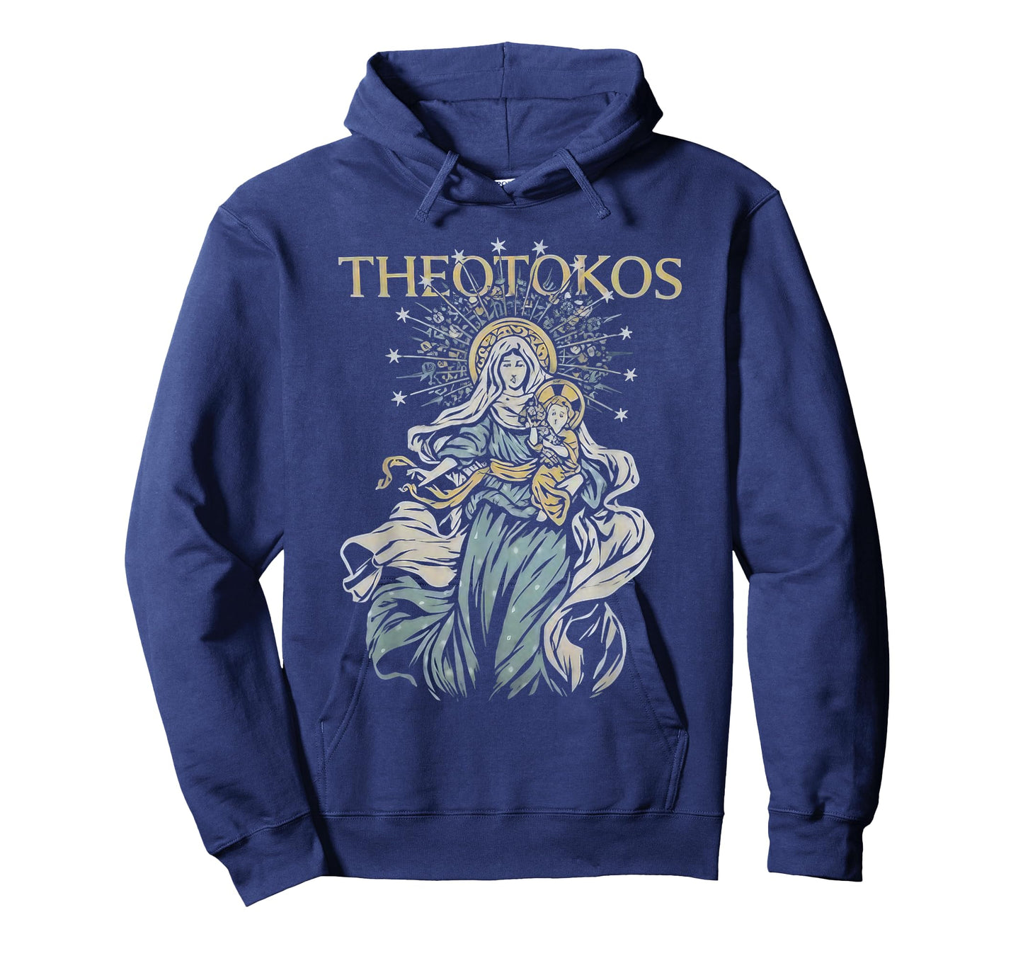 Theotokos Mother of God Devotional Faith Design T-Shirt