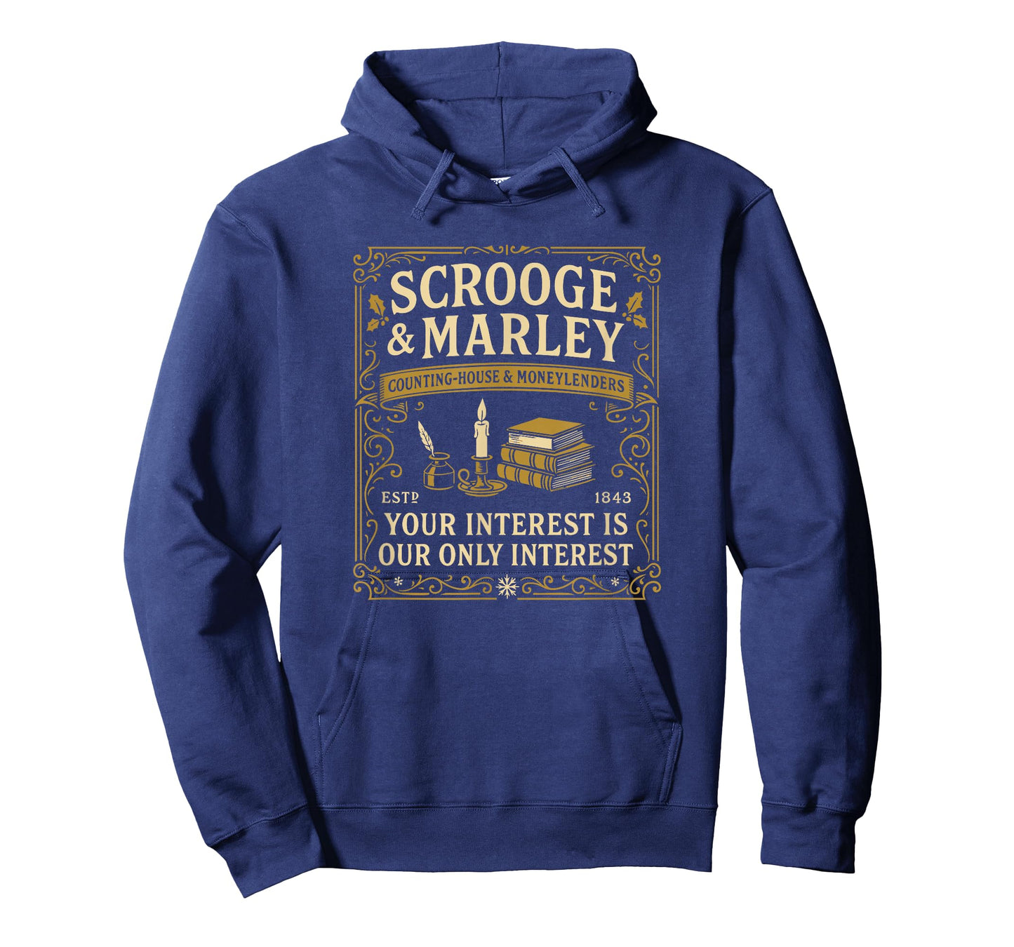Scrooge and Marley Vintage Dickens Christmas T-Shirt