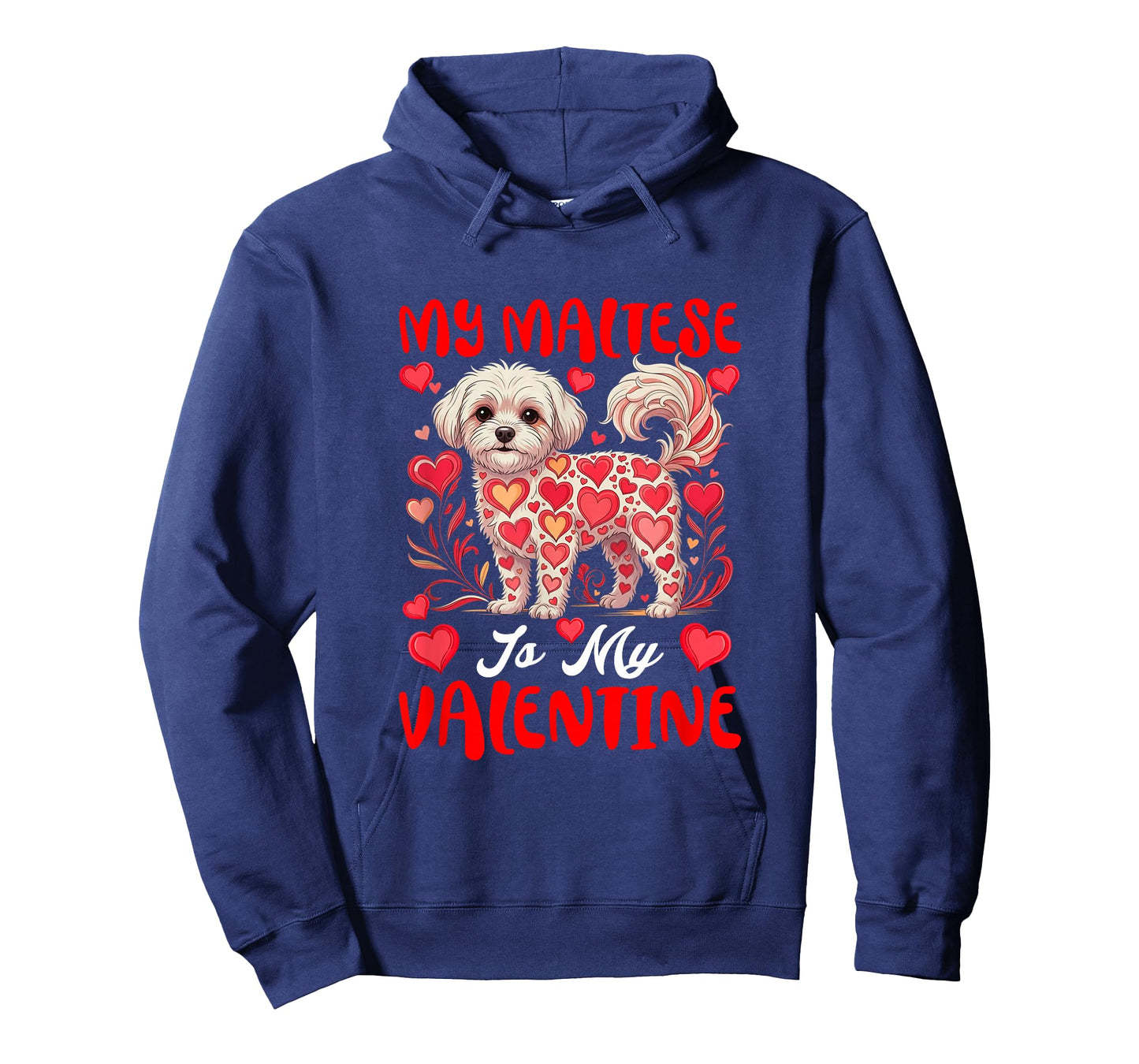 My Maltese is My Valentine Matching Dog Owner Kids Family T-Shirt