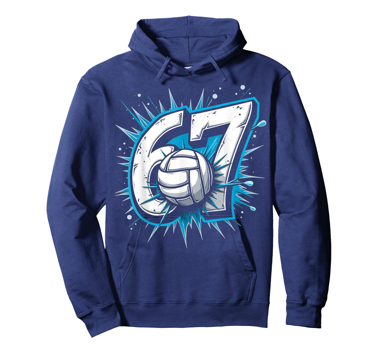 6 7 Volleyball Meme Power Sports Humor T-Shirt