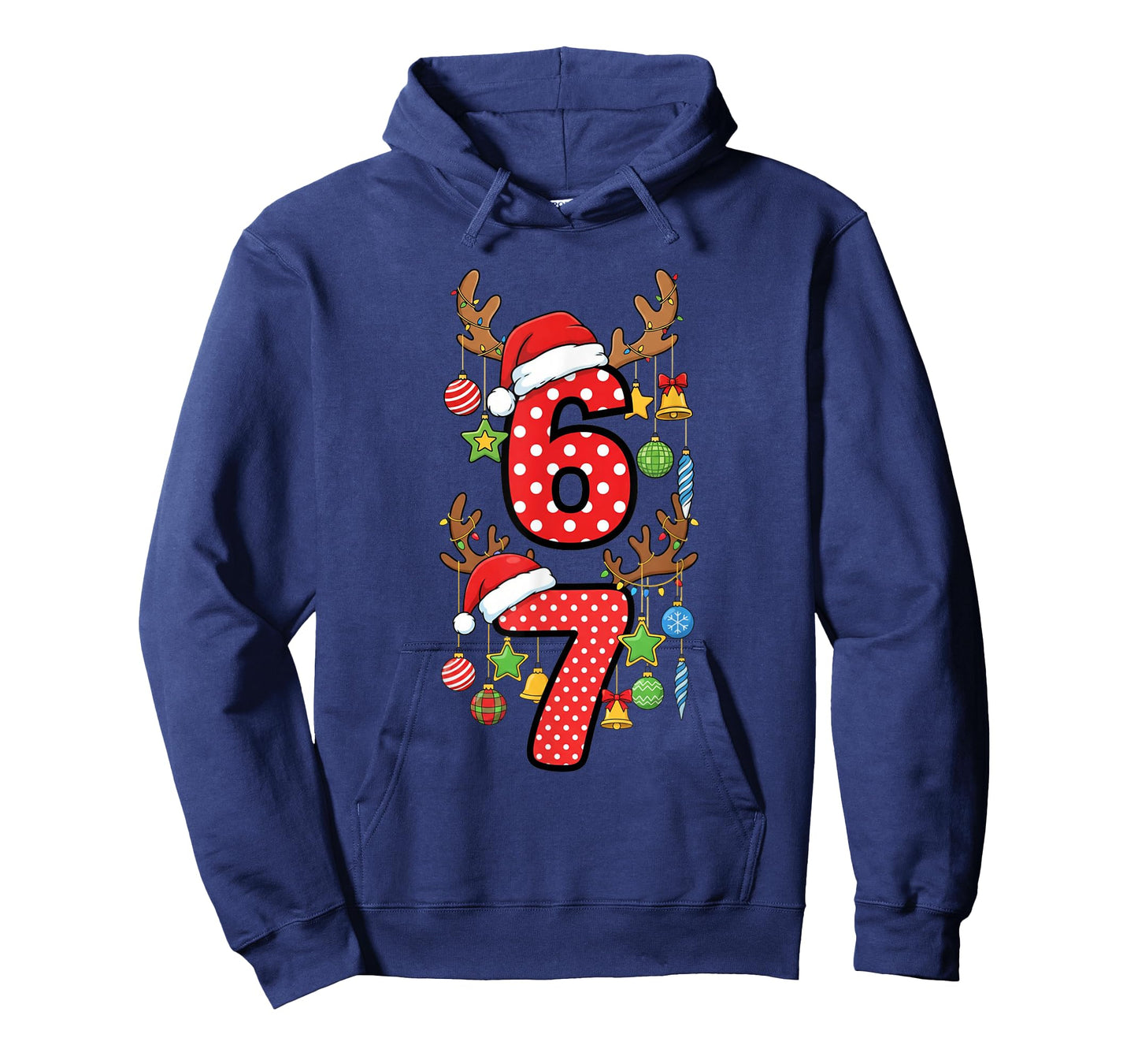 Funny 67 Six Seven Christmas Boys Girls Kids Teens Xmas 6 7 T-Shirt