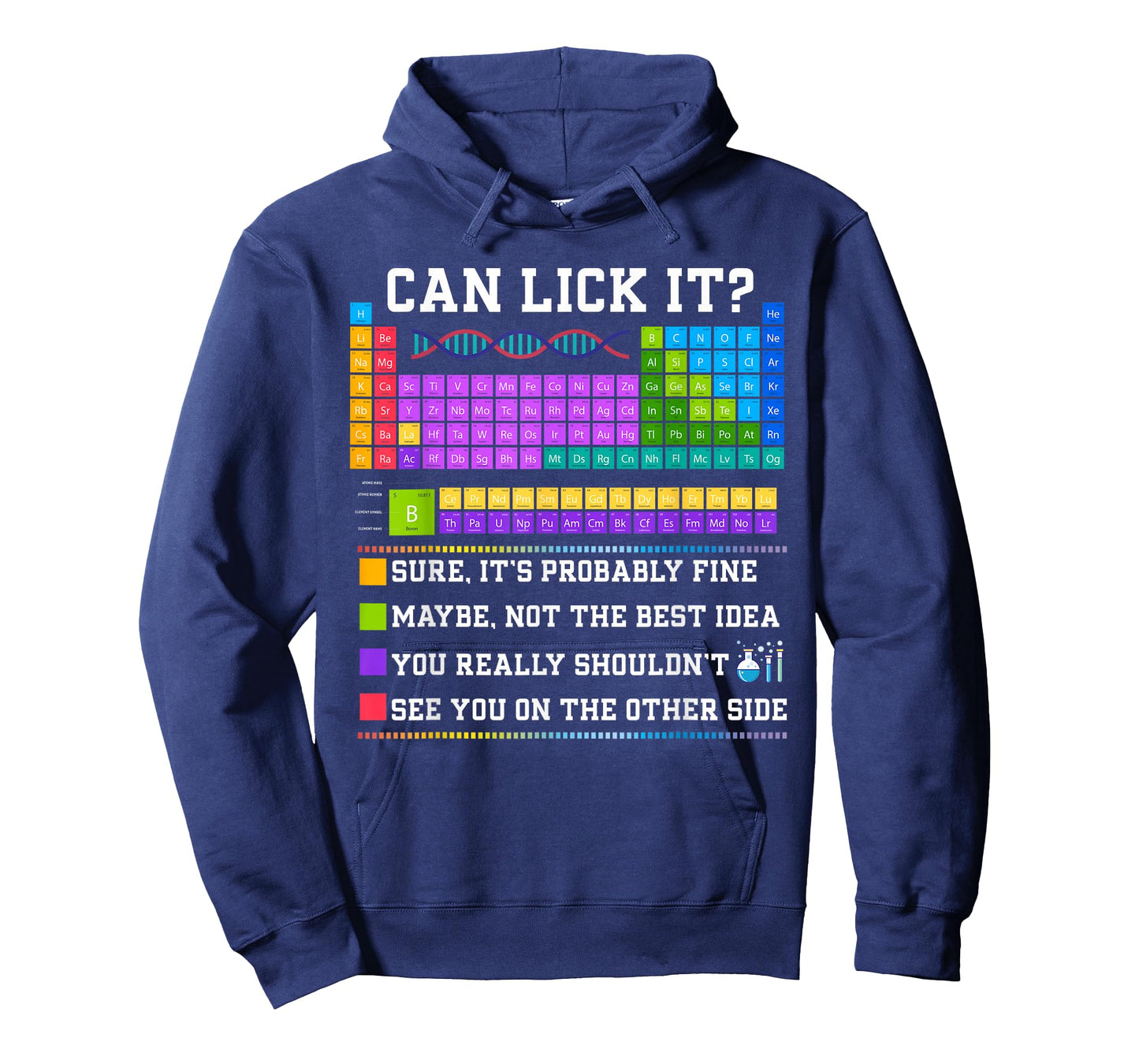 Chemistry Elements Teacher Can I Lick It Periodic Table Lab T-Shirt