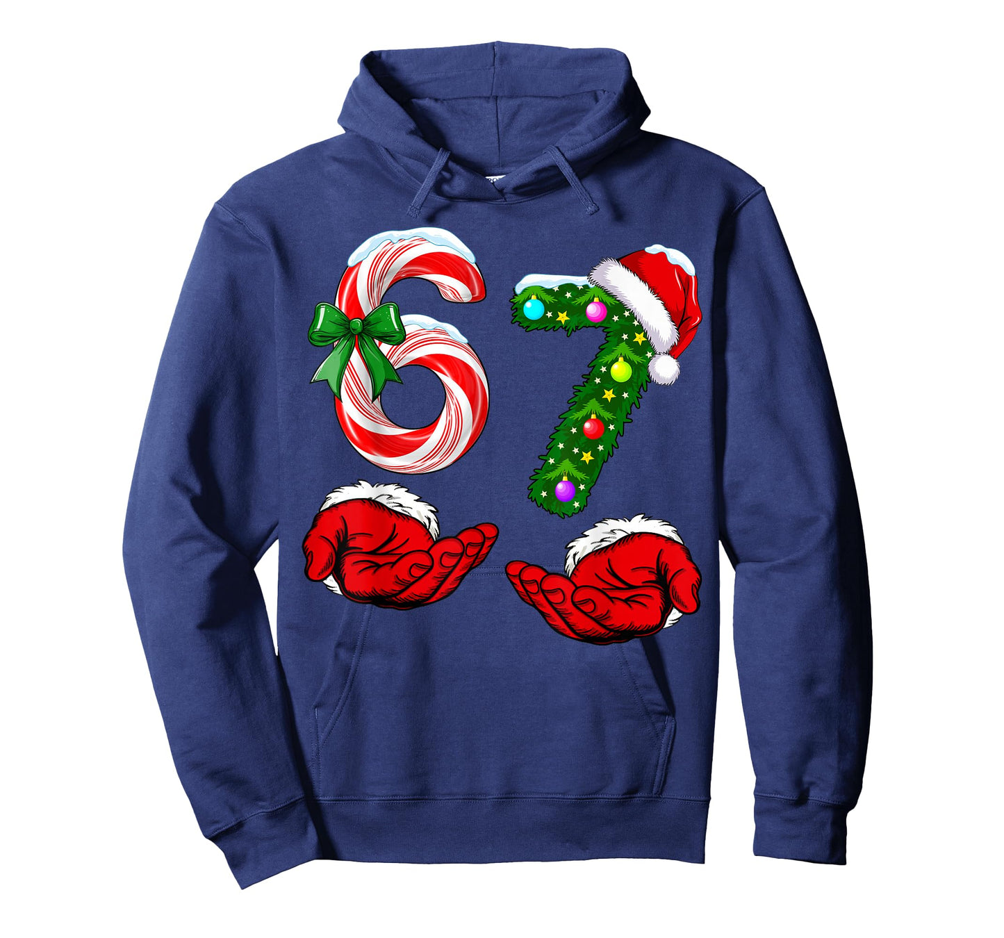 Funny 67 Christmas 6 7 Meme Pajamas Holiday Gen Alpha Slang T-Shirt