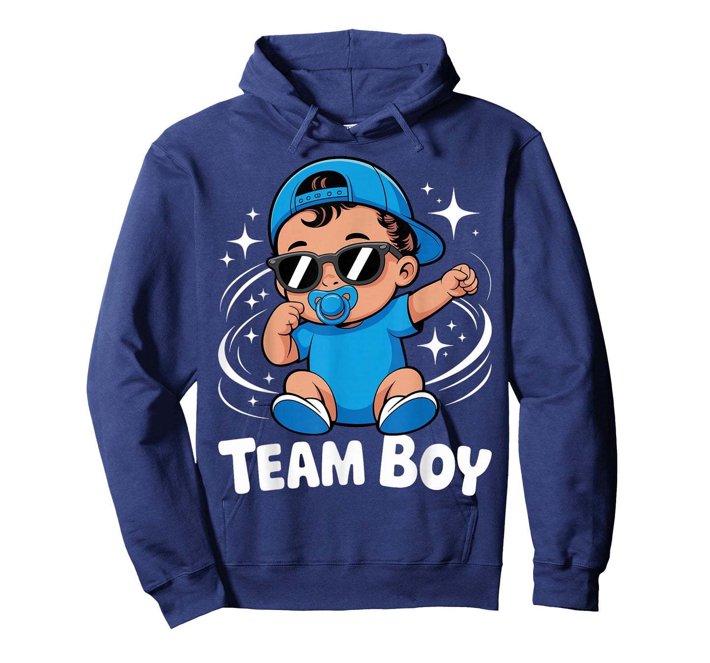 Team Boy Baby Announcement Gender Reveal Family Party T-Shirt