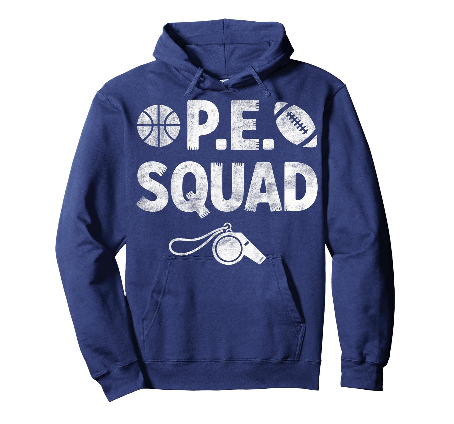 PE Squad Gym Coach Physical Education Teacher Crew T-Shirt