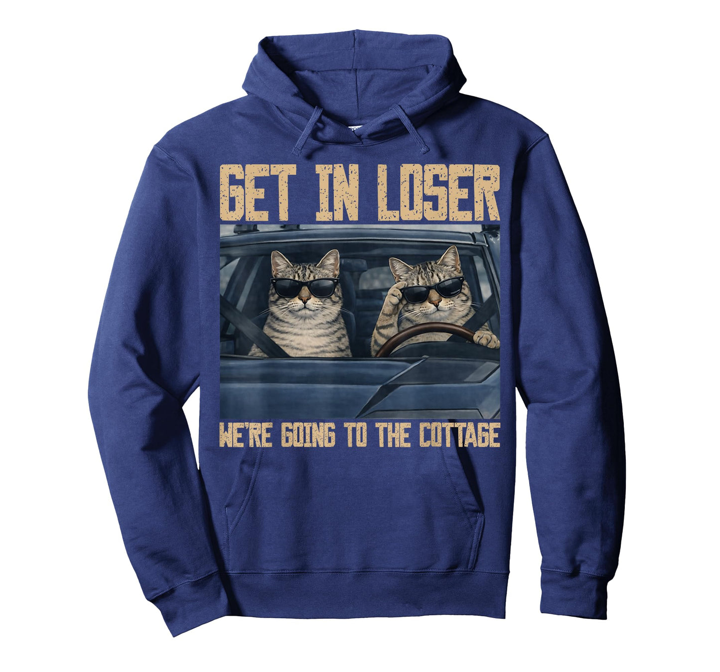 Funny Get in Loser were Going to The Cottage Cat Meme T-Shirt
