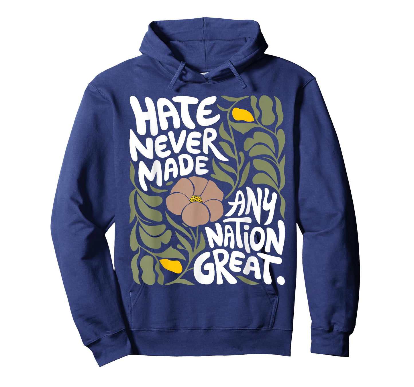 Hate Never Made Any Nation Great African Black History Month T-Shirt