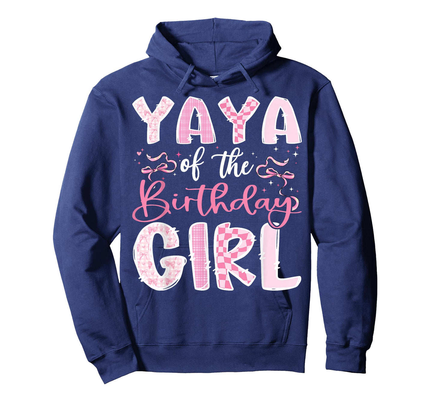 Yaya of The Birthday Girl Pink Coquette Bow Family T-Shirt
