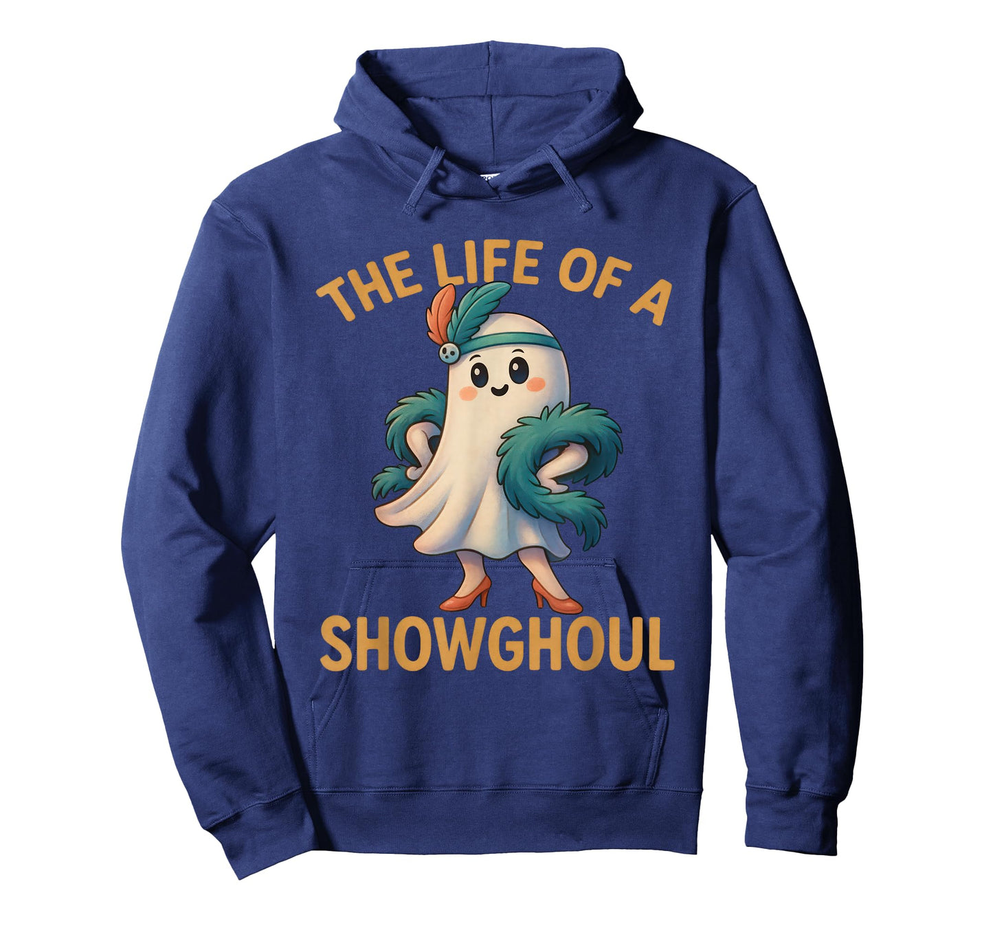 The Life of a Showghoul Flapper Ghost 1920s Retro Pun T-Shirt
