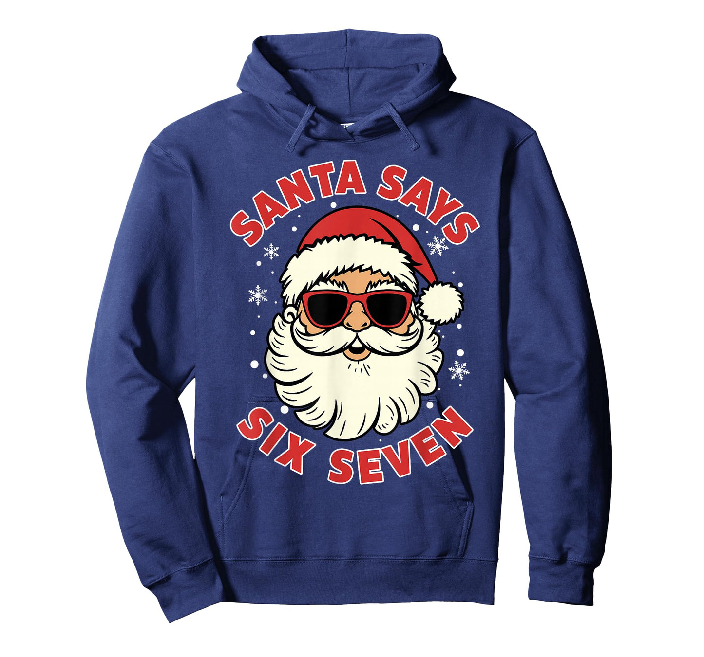 Santa Says Six Seven 6 7 Gen Z Alpha Meme Slang Christmas T-Shirt