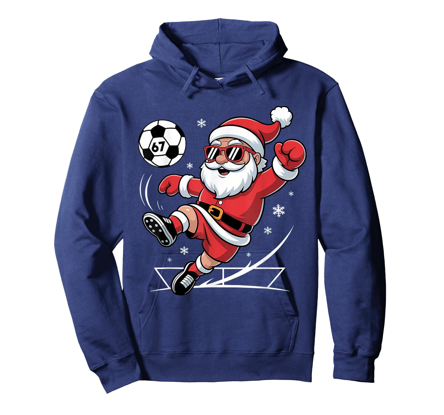 Funny Soccer Santa 67 Meme Christmas Xmas Pajamas Boys T-Shirt