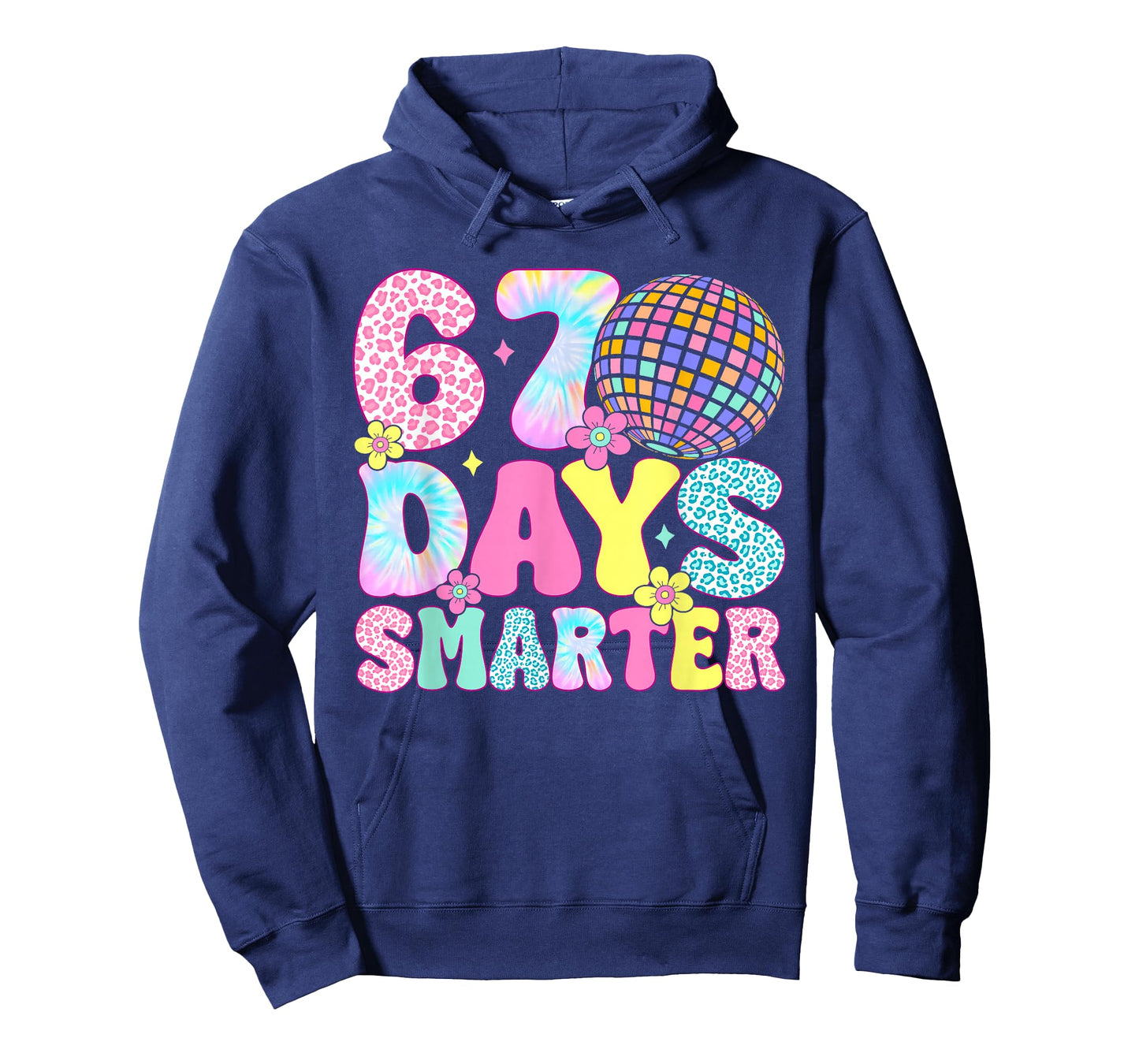 67th Days Smarter Smile Face 67 Days School Teacher Boy Girl T-Shirt