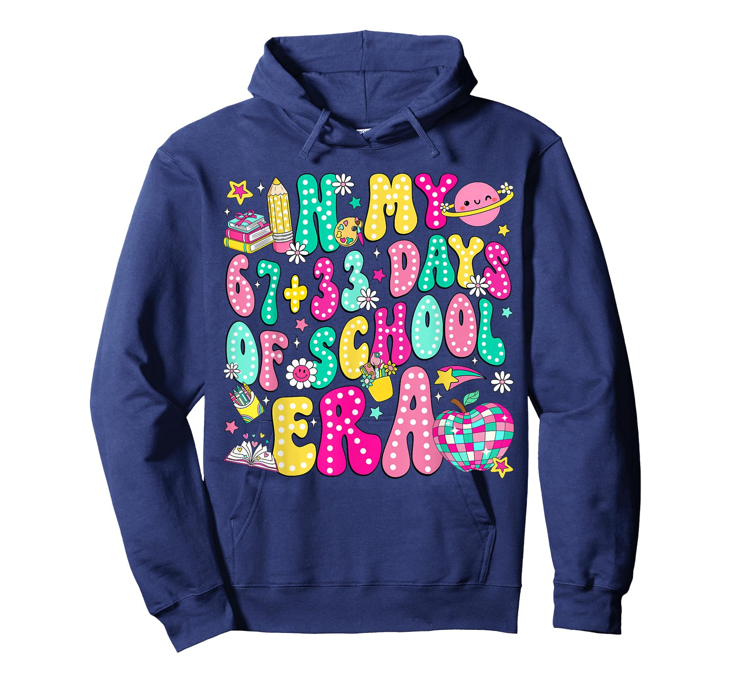 in My 67 33 Days of School Era 100 Days Smarter Teacher Kids T-Shirt
