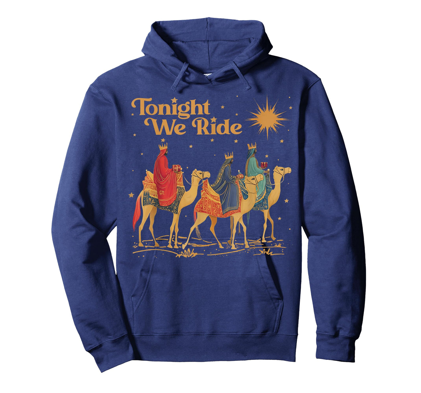 Retro Tonight We Christian Ride Christmas Christian Quote T-Shirt