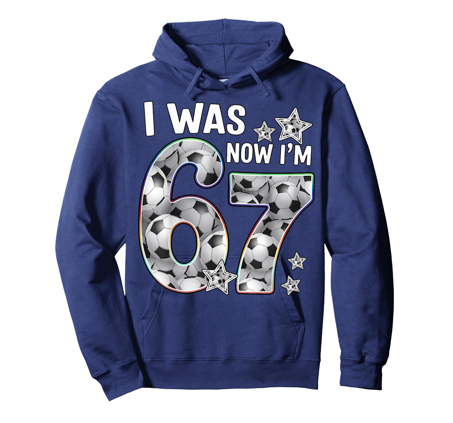 Six Seven Meme 7 Year Old Birthday Shirt was 6 Now I'm 7 T-Shirt