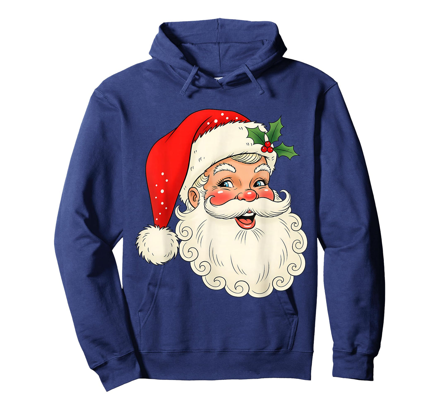 Vintage Santa Claus Face Retro Christmas Old Fashioned Xmas T-Shirt