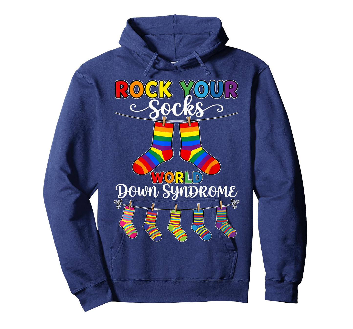 Rock Your Socks Down Syndrome Awareness World Down Syndrome T-Shirt