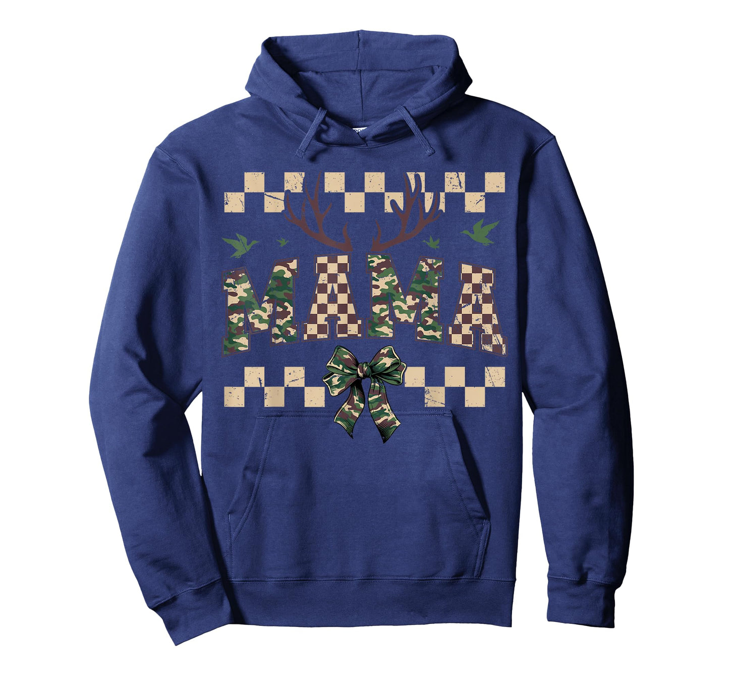 Retro Camo Hunting Mama Deer 90s Wildlife Camping Forest T-Shirt