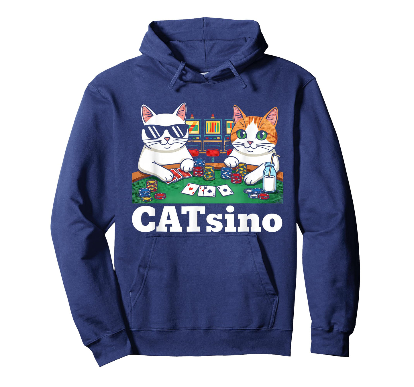Catsino Casino Funny Cat Gambling Lover Betting T-Shirt