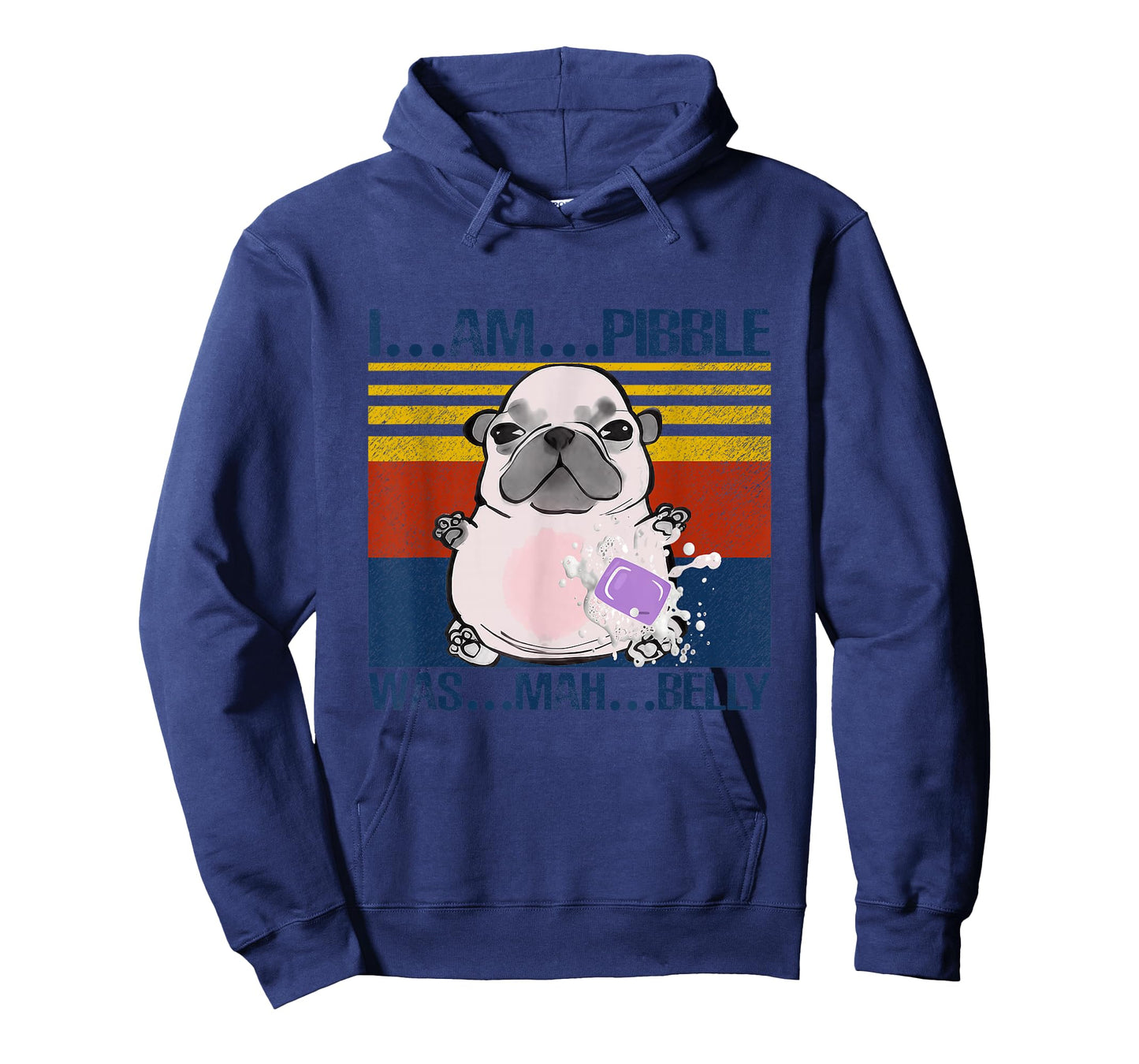 I Am Pibble Wash My Belly Pit Bull Meme Funny Dog Brainrot T-Shirt