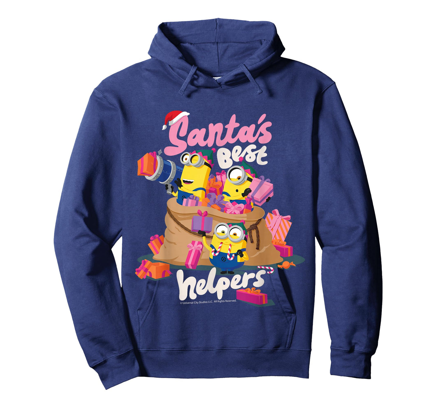 Santa's Best Helpers Minions Christmas Fun T-Shirt